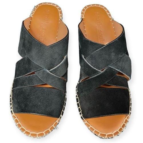 Gentle Souls by Kenneth Cole Damen Gr. 9,5 Charli Wildleder gewebte Espadrille Keile - Bild 4 von 10