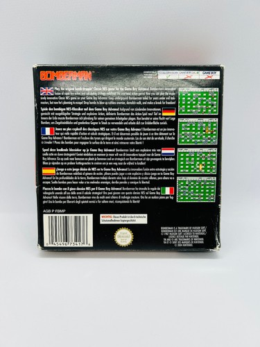 Bomberman NES Classics Nintendo Gameboy Game Boy Advance GBA CIB COMPLETE - Picture 2 of 3