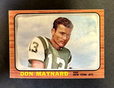 1966 Topps Set Break AFL HOF Don Maynard, #95, Ex/Nm