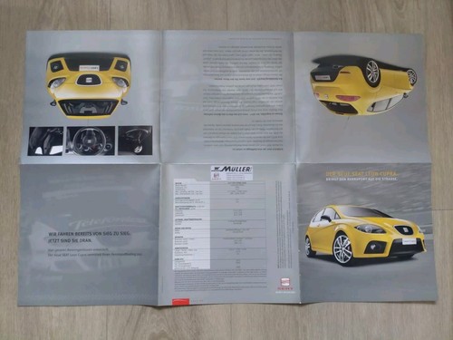 Seat Leon Cupra Prospekt Poster 1.2007 - Picture 3 of 3