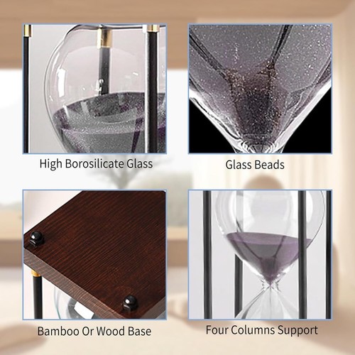 1 St Sanduhren-Set Zeitmesser Timer 30 Minuten Zahnputzuhr Eieruhr Glas Kochen - Bild 9 von 14