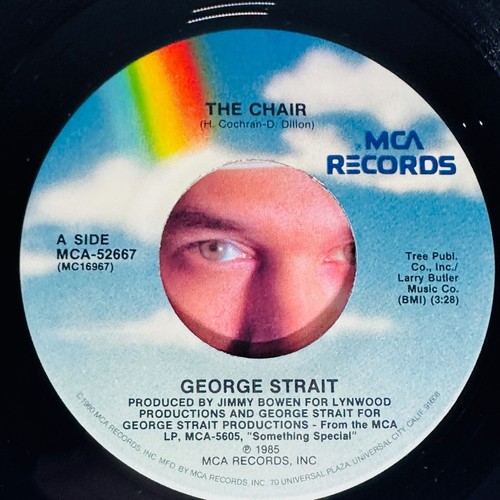 George Strait 45 Singles Record Set Of 3 Does Fort Worth Ever Cross Your Mind - Picture 12 of 24