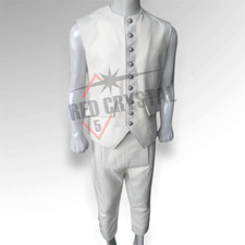 New 18th Century British Revolutionary War Men Off White Waistcoat and Breeches