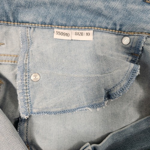 RIDERS BY LEE WOMENS JEANS SIZE 10 MID VEGAS SKINNY STRETCH BLUE DENIM - Picture 8 of 13