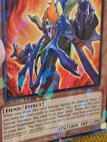 Yugioh Infernity Archfiend DT07-EN060 Duel Terminal Card - Picture 5 of 9