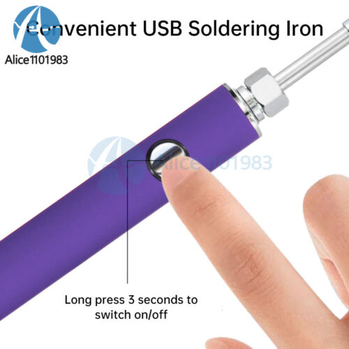 Portable Welding USB Soldering Iron Pen Kit 510 Interface With Display 650mah - Picture 8 of 34