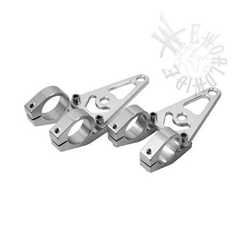 45mm Fork Diameter CNC Aluminum Headlight Brackets For Motorcycles Monkey Bike - Picture 5 of 6