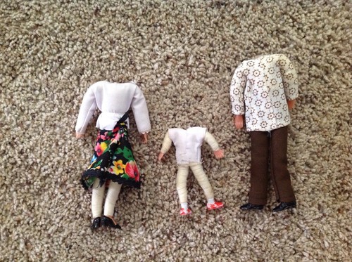 Bambola senza testa fatta a mano famiglia - Foto 2 di 4