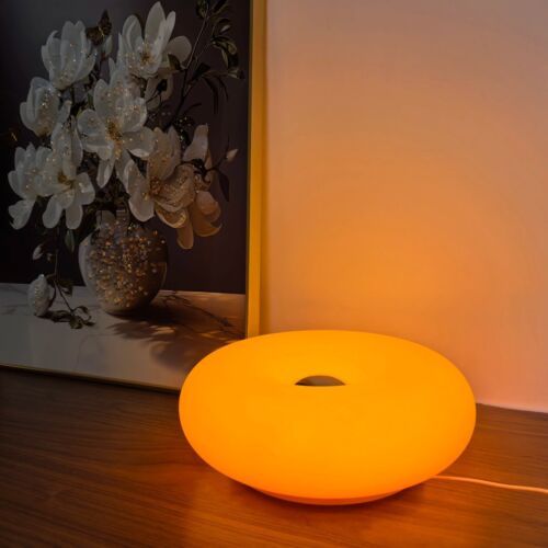 60s Donut Orange Touch LED USB Table Bedside Lamp - Picture 4 of 7