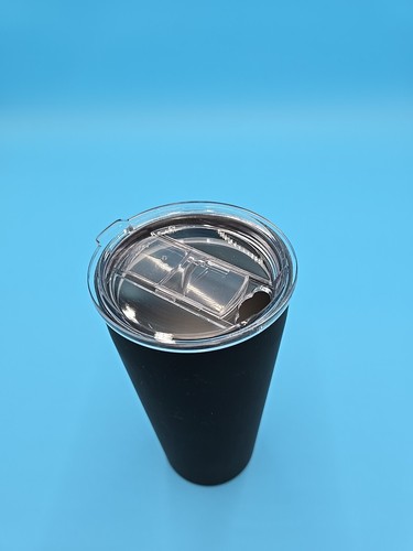 Mainstays 20 Unzen Doppelwand Vakuumversiegelt Edelstahl Becher Schwarz, NEU - Bild 2 von 4
