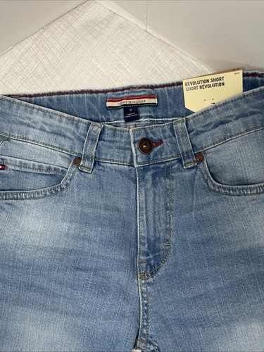 NWT Tommy Hilfiger Revolution Light Wash Denim 5 Pocket Shorts Boy’s Size 12 - Picture 6 of 11