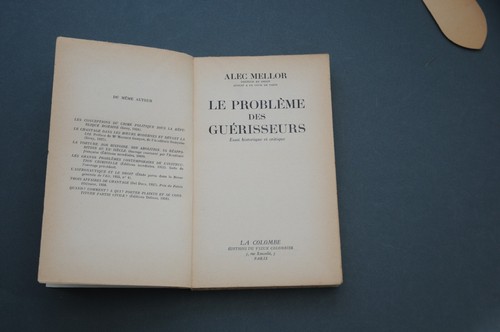 Esotérismme Guérisseur Alec Mellor le problème des guérisseurs 1958 dédicacé - Imagen 3 de 7