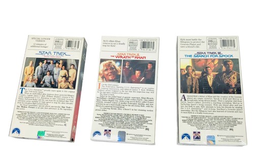 Star Trek The Movie Collection Set of 6 Original VHS  | 5 of 6  Sealed - Picture 7 of 10