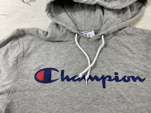 CHAMPION Spell out Youth M Hoodie Light Sweatshirt Gray Boys /Girls EUC - Picture 2 of 6