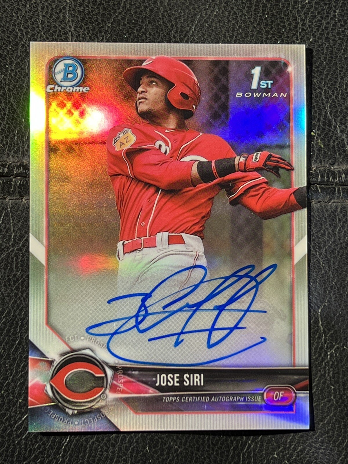 JOSE SIRI 2018 Bowman Chrome Refractor Auto 309/499 1st