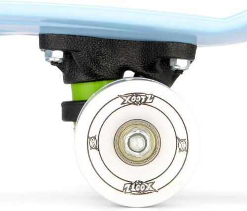 Patineta Xootz Niños Retro Plástico Completo Crucero Niños Azul Pastel 22" Exterior - Imagen 4 de 5