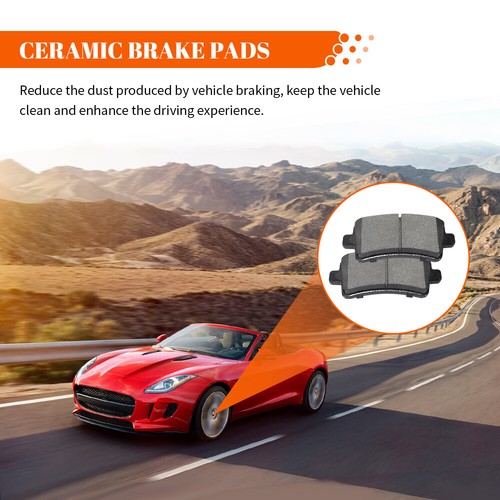 For 1999-2003 Ford F-150 2002 Lincoln Blackwood Front & Rear Ceramic Brake Pads - Picture 5 of 6