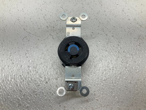Hubbell HBL4560 15A 250V Twist-Lock singola ricezione. Faccia in nylon 2-P 3-W nuova (TBI) - Foto 3 di 6