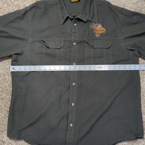 Predator Brown Authentic Safari African Hunting Shirt Thwane Men's Size XL Cargo - Picture 5 of 8