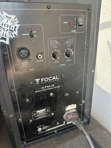 Focal Alpha 65 Active 2-Way Studio Monitor Speaker - 2 pack - Picture 12 of 13