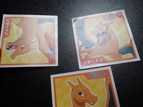 Pokemon Lipovitan Promo Sticker Charizard x3 #5013 - Bild 7 von 11