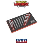 Sealey AK63257 Premier Offset Double End Ring Spanner Set 8pc