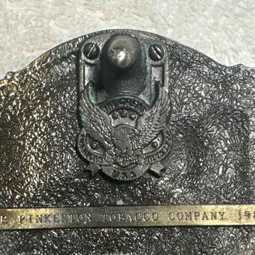 Vintage 1988 Limited Edition Redman Chewing Tobacco Belt Buckle Made in the USA - Picture 4 of 5