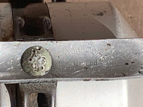 Mulinello standard vintage 1947 Zero Hour Bomb Company Pat. Pendente. Made In Tulsa, OK - Foto 8 di 11