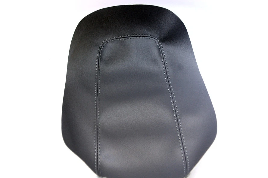 Fits 06-12 Mitsubishi Eclipse Synthetic Leather Armrest Console Cover Dark Gray - Image 2 of 2