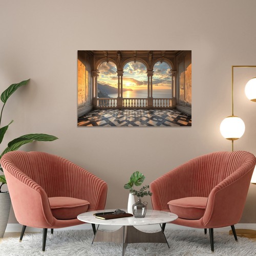 Romantische Aussichten Leinwandbild Fotoposter Wandbild - Bild 3 von 7