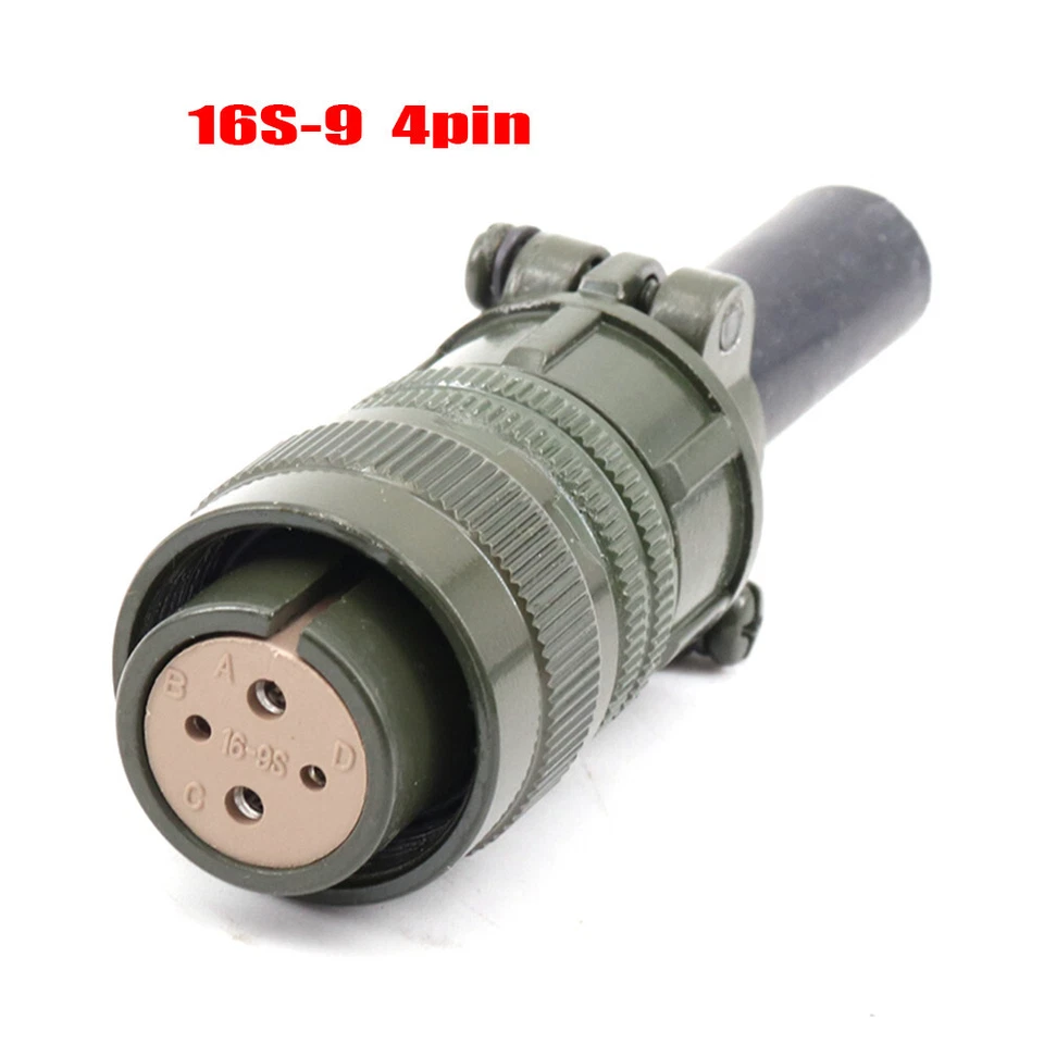 5015 American Standard 4-Pin Aviation Plug Servo Motor Socket MS3102A16s-9p - Image 2 of 4