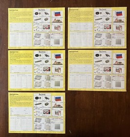 18 Total Vintage Lego Catalogs 1980s 1995 Aquazone Poster Star Wars 75139