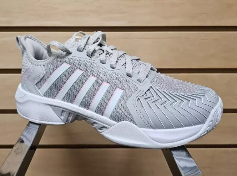 Chaussures Pickleball femme K Swiss Pickleball Supreme Gris Neuf