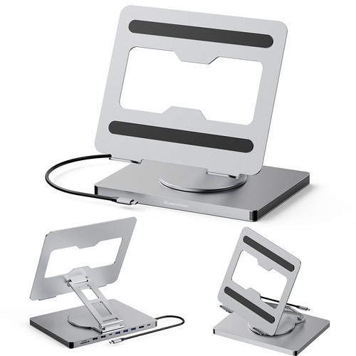 10-in-1 USB C Hub Laptop Stand Dock for MacBook Pro/Air/Dell/HP/Surface/Lenovo / - Bild 2 von 24