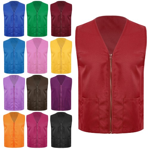 Unisex Kinder Weste V-Ausschnitt Oberbekleidung Unterhemd Weste Sportkostüm Mädchen - Bild 3 von 103