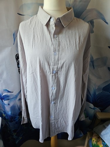 Ctu Mens Cotton Linen Shirt Casual Long Sleeve Plain Button Down Shirt - Picture 7 of 24