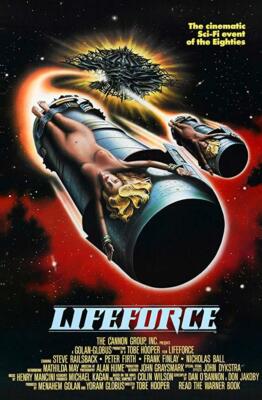 LIFEFORCE 1985 Steve Railsback, Mathilda May, Peter Firth