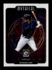 2021 Donruss Optic Mythical #M10 Brandon Lowe Tampa Bay Rays Baseball Card