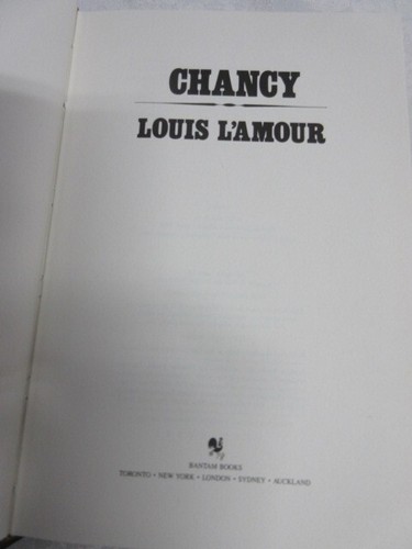 2 Louis L'Amour Leatherette Books: SON OF A WANTED MAN & CHANCY, 1984, Mint! - Picture 9 of 14