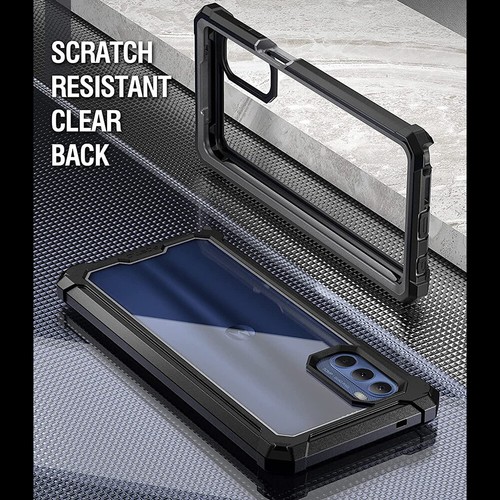 For Moto G Stylus 2022 Case Shockproof Cover Built in Screen Protector Black - Photo 4 sur 6