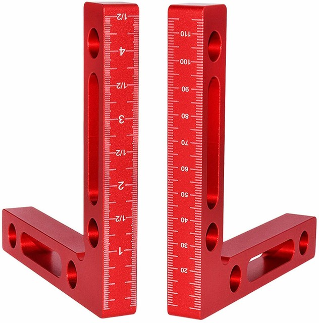 3-6/'/'Angle Clamps Corner Clamp Ruler Clamping Square Woodworking Fixer Hand Tool