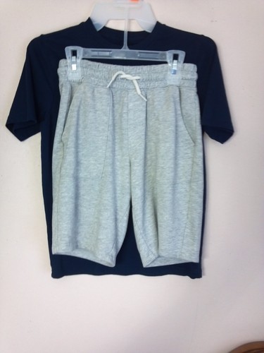 Boys 2pc Wonder Nation Pull-On Short & Tee Shirt Set (L /10-12), Pockets NWOT