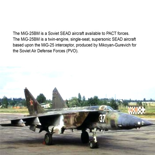 ICM 48905 1/48 MIG-25BM (FOXBAT) KIT CACCIA INTERCETTORE SOVIETICO VARSAVIA PACCHETTO - Foto 3 di 4