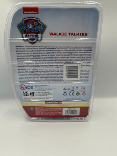 Paw Patrol Walkie Talkie Antenna di Sicurezza Confezione da 2 50m Portata di Funzionamento con NUOVO - Foto 2 di 6