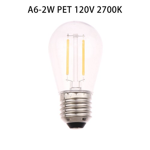 S14 Plastics Led Bulb E27/E26 3V 120V Warm White 2W 1W Shatterproof Lamp Bulbs-i - Picture 18 of 18