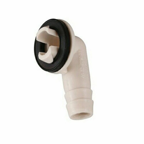 Conector de manguera de drenaje de aire acondicionado de 1 pieza montaje de codo con anillo de goma - Imagen 1 de 6