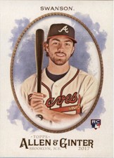 2017 Topps Allen and Ginter Baseball Card Pick 1-100