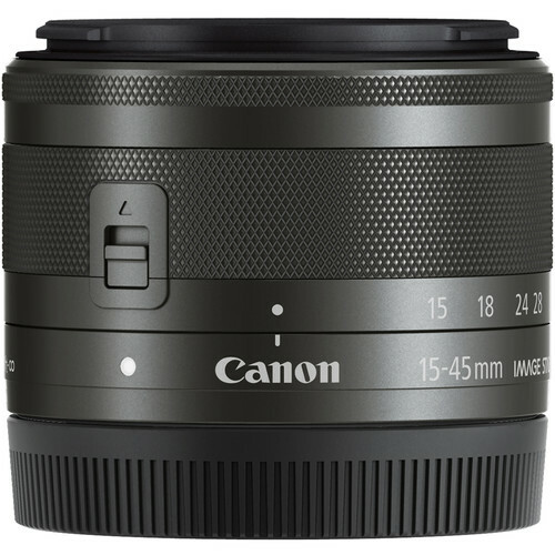 Canon EF-M Objektiv 15–45 mm f/3,5–6,3 IS STM (Graphit) Produktbündel – neu in weißer Verpackung - Bild 4 von 4
