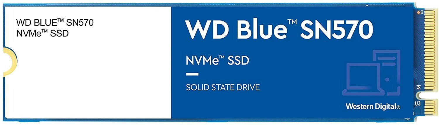 WD Blue SN570 NVMe 500 GB Internal Solid State Drive SSD WDS500G3B0C