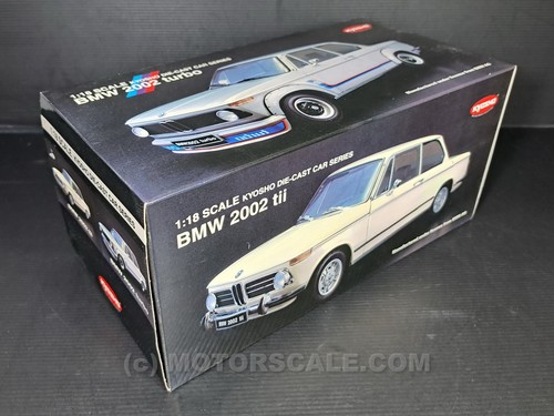 1/18 BMW 2002 Turbo silver Kyosho 8542S original edition NEW 08542S - Imagen 2 de 8